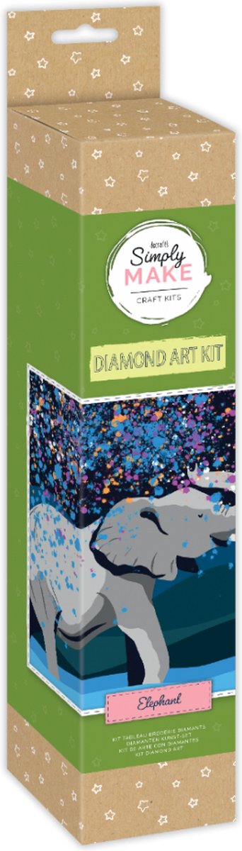 Diamond Painting Pakket Olifant