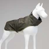 Lindo Dogs - Imperméable Chiens - Vêtements pour chiens - Imperméable pour chiens - Réfléchissant - Imperméable - Poncho - Armée - Vert - Taille 8