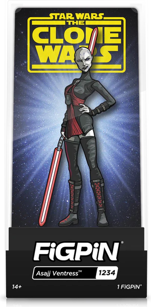 FiGPiN Star Wars The Clone Wars - VerzamelPin - Asajj Ventress - 1234
