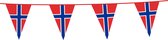 3x Vlaggenlijn Noorwegen 10 Meter - Voetbal EK WK Landen Feest Versiering Decoratie