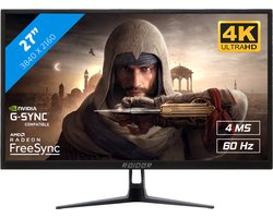 RAIDER 4K IPS Gaming Monitor - 27 inch - 3840x2160 - Zwart
