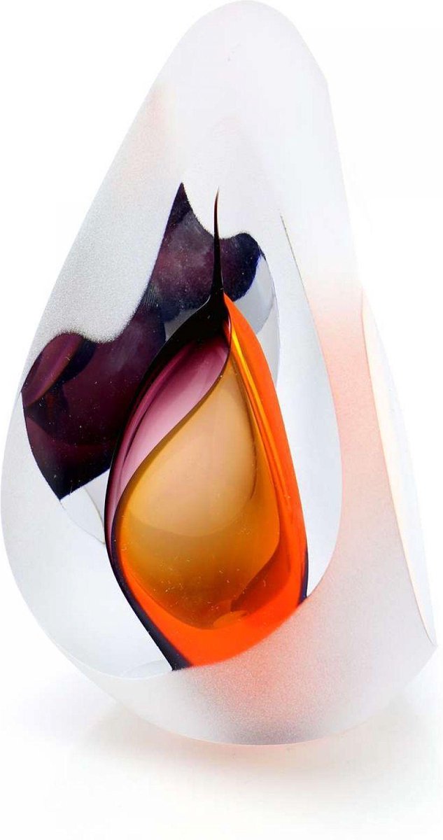 Urn ornament Reflection, rood, oranje, urnen