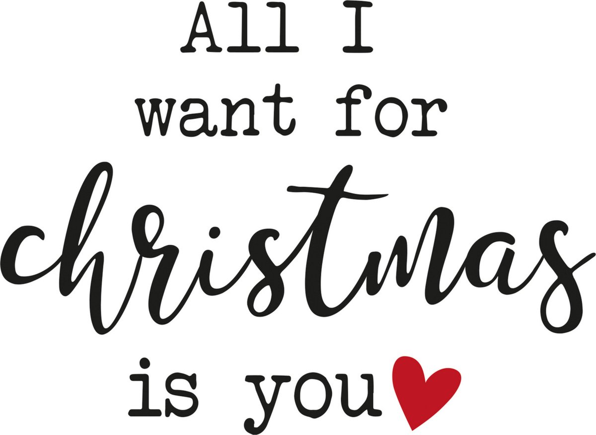 Ambiente kerst thema servetten - 40x st - 33 x 33 cm - All I want for christmas