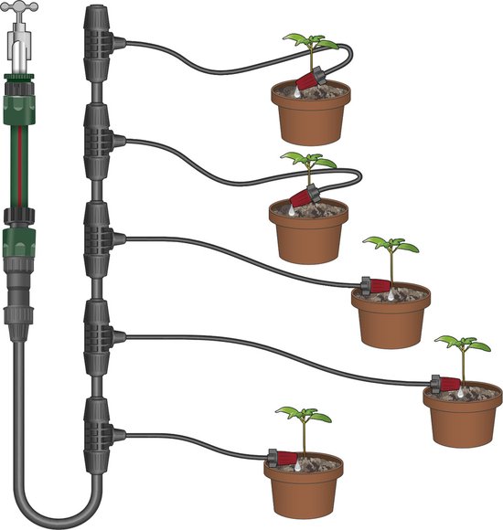 tuyau poreux LIDL PARKSIDE et FIXKIT arrosage Goutte à Goutte économiseur  d'eau Sprinkler Hose 