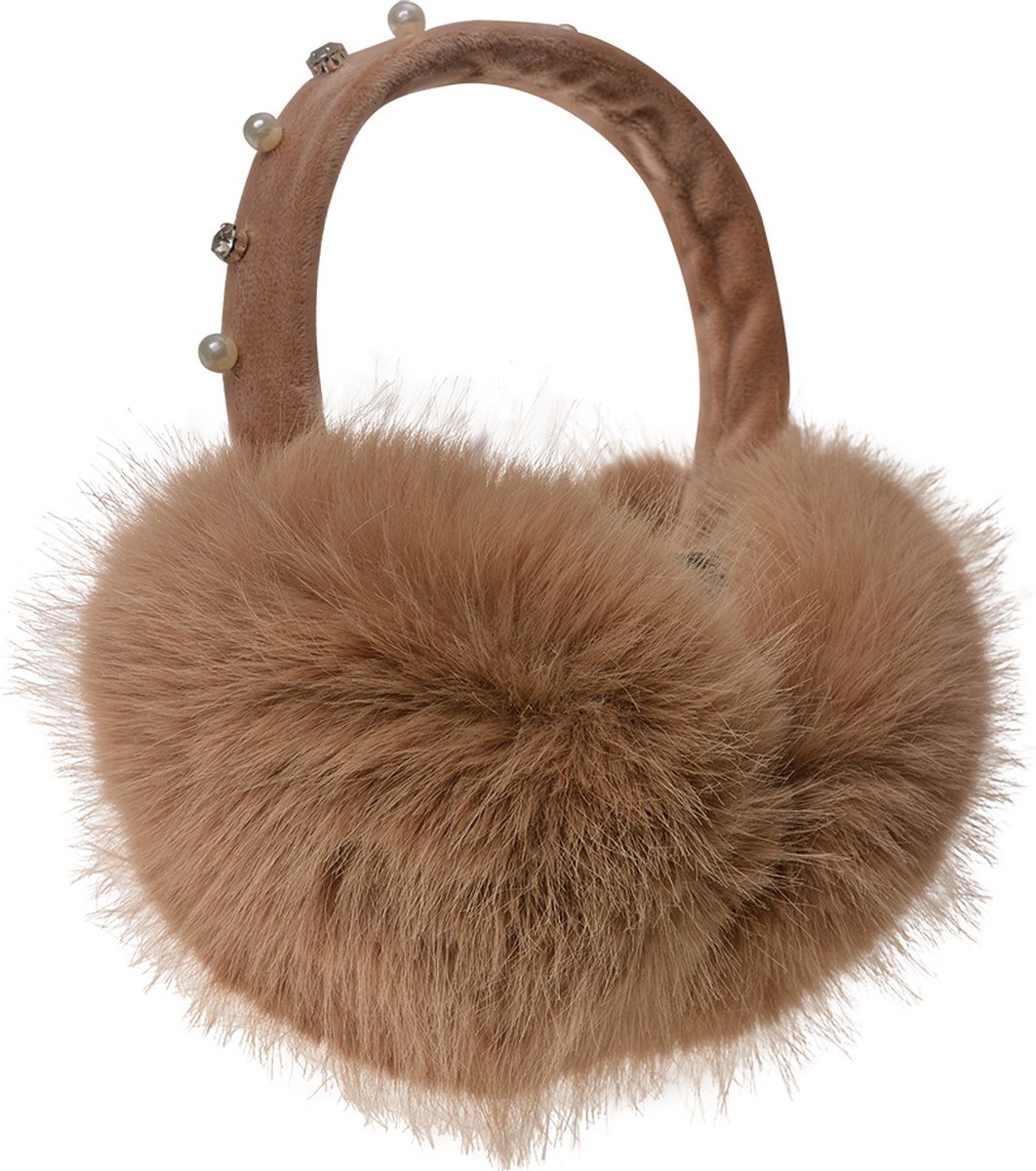Melady Oorwarmers Meisjes Bruin Polyester