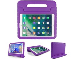 Geschikt Voor iPad Air 1/2 Hoes Kinderen - Air Cover 9.7 Inch Kind - Air 2013/2014 Hoes - Fonu Kindertablet Hoes - Cover Hoesje - Kidsproof Backcover - Met Pencil Houder - Kids Case - Paars