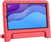 Kinder Tablethoes met Handvat Rood Geschikt voor Lenovo Tab M10 HD Gen 2 - Tablethoes Kindvriendelijk - Beschermhoes voor Kinderen - Shockproof - met Standaard - Tegen Vallen