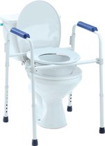 Herdegen Toiletstoel 3 in 1 | Postoel | Toiletverhoger | Toiletframe | Inklapbaar