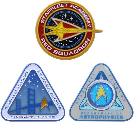 FaNaTtik Star Trek Pin Badge Set Starfleet Academy Édition Limited Multicolore