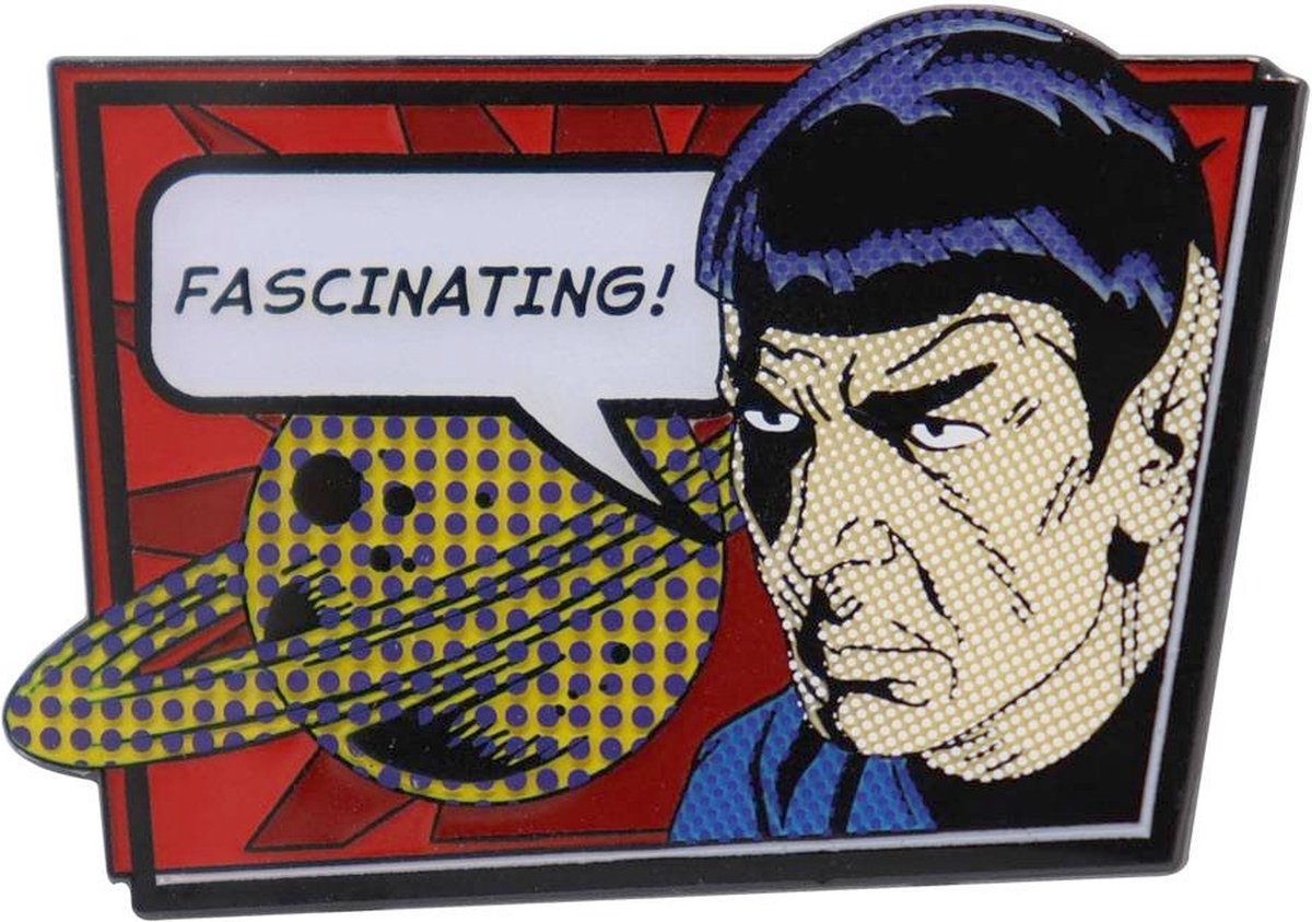 FaNaTtik Star Trek Pin Badge Spock Limited Edition Multicolours