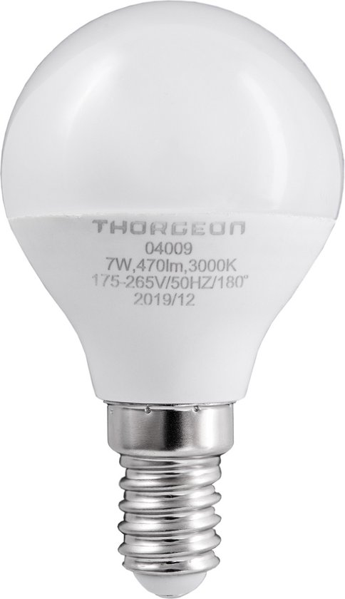 Thorgeon LED Light bulb 7W E14 P45 3000K 470lm