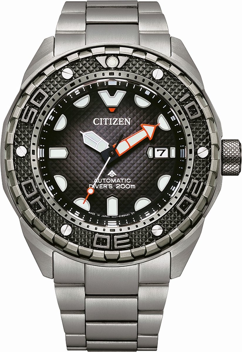 Citizen Promaster Marine NB6004-83E Horloge - Titanium - Grijs - Ø 44 mm