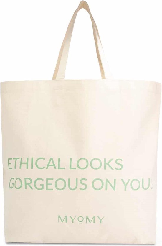 MYOMY MY CHANGEMAKER Bag Gorgeous Waste Cotton Green bol