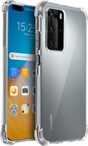 Huawei P40 Hoesje Bumperhoeken soepel Siliconen Akashi Transparant