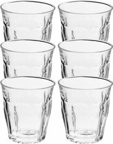 6x verres à café / expresso Picardie transparent 160 ml - Verres à whisky 160 ml