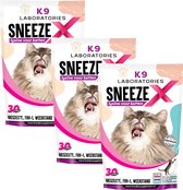 Sneeze X - Voor katten - Met niesziekte - FHV-1 - Bevat L-lysine - Set van 3