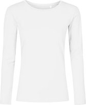Women´s T-shirt met lange mouwen White - 3XL