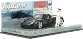 The 1:43 Diecast Modelcar of the Porsche Carrera GT Top Gear of 2010 in Black Metallic. The manufacturer of the scalemodel is Minichamps.This model is only online available
