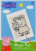 Magic pad Peppa Pig - Kleurboek Kinderen - Tekenboek voor Kinderen - Tekenen Kinderen - Tekenblok voor Kinderen - Kleurboeken voor Kinderen - Kleurplaten - Kleurboek Meisjes - 16 Pagina's - 15 x 21 cm - Vanaf 5 jaar - Multi Kleuren - Papier