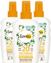 Lovea Sun Spray Crème solaire SPF 20 - 3 x 150 ml - Forfait discount