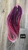 Dreadset - Paars - Roze - Rood - Wit - 210