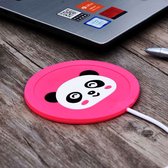 USB Cup Warmer - Pink Panda - USB Beker Verwarmer