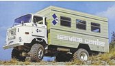 Schuco 450786100 Schaal 1 IFA W50 Vrachtwagen met opbouw Service
