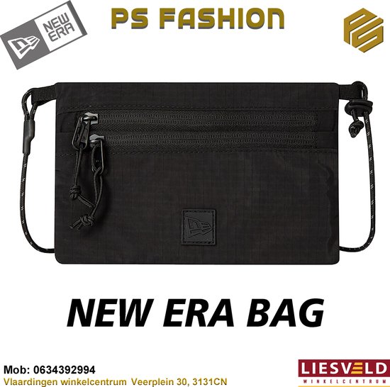 New Era Black Side Bag