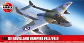 1:48 Airfix 06108 De Havilland Vampire FB.5 FB.9 Plastic Modelbouwpakket