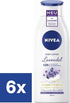 Nivea Bodylotion Lavendel - 6 x 400 ml