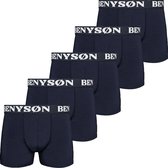 Boxershort Heren | Benyson | 5 Pack | Katoen | Maat XXL | Zwart | Ondergoed Heren | Onderbroeken Heren |