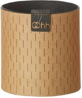 OOhh duurzame paper pot - Paris Cylinder naturel S - Gerecycled Papier - Set van 2