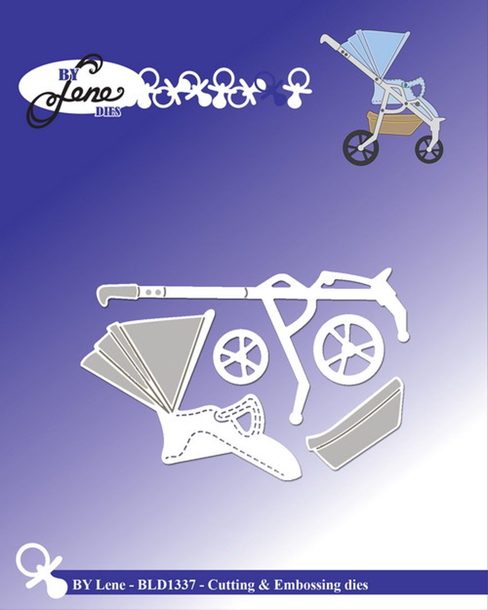 Stroller Cutting & Embossing Dies (BLD1337) (DISCONTINUED)
