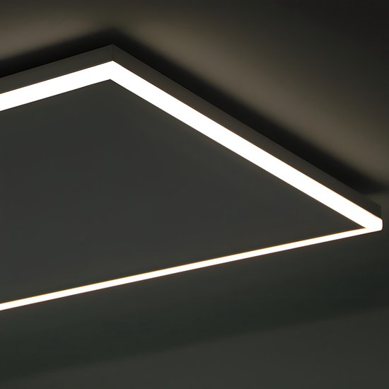 Verwarmbewust - Infrarood Verwarmingspaneel met Verlichting - 400W - 63x65cm - Inclusief Thermostaat - Dimbaar