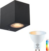 Lampe d'extérieur Proventa Smart - Applique Modèle B - White & Couleur - 1 x Applique LED