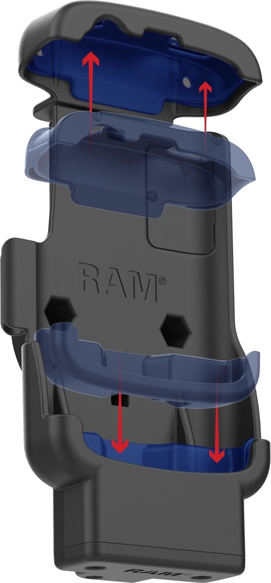 Form-Fit houder voor Zebra TC22 & TC27 met rugged boot
