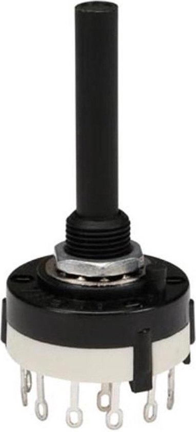 Aramox Zware Draaischakelaar – 50A, 12V, 3 Standen, Metaal, Voor Lier En Kiepwagen, Vervangt 75712 04