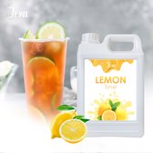 Limonade | Bubble Tea Syrup | Smoothie Basis | Cocktail Syrup | Dessert Syrup | JENI Lemon Syrup - 2.5 Kg （with a free pump）