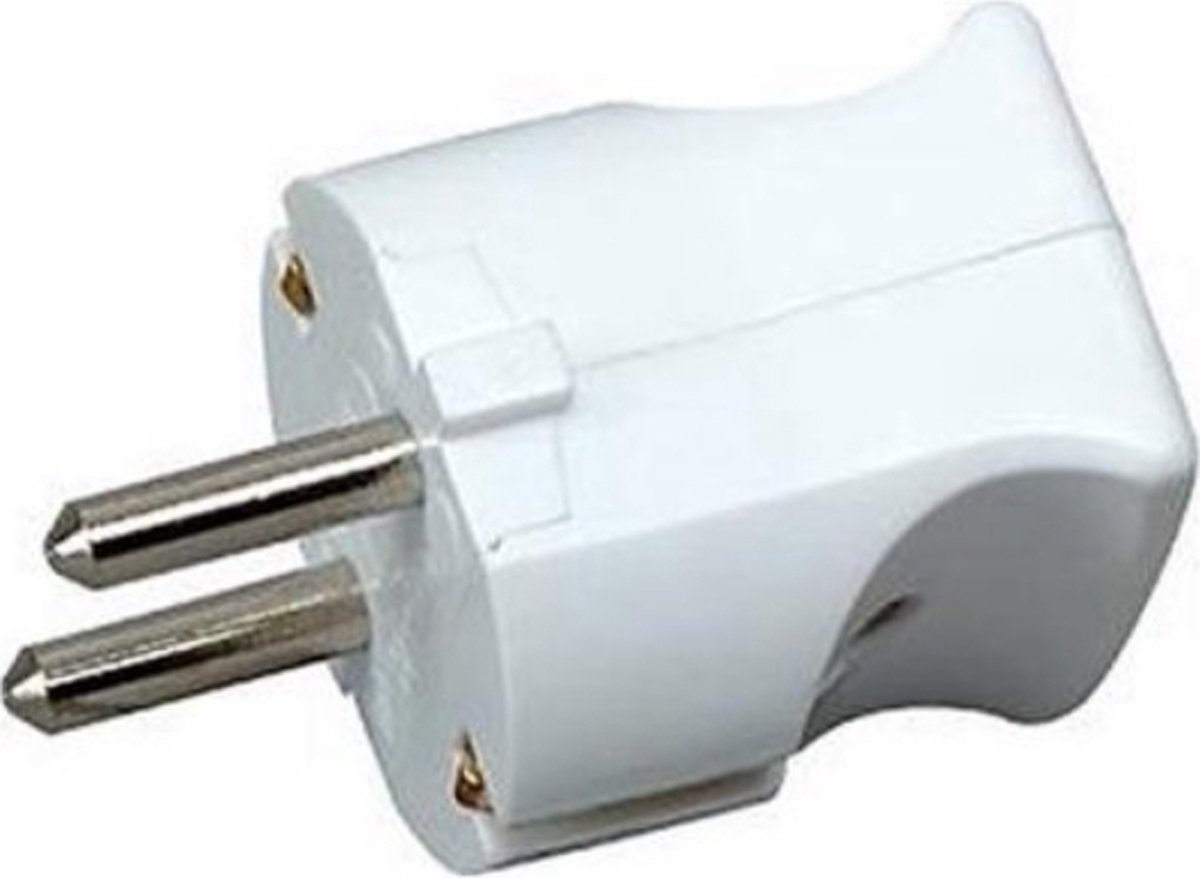 Kopp - Stekker met Randaarde - Wit | bol