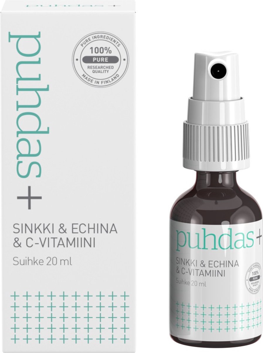 Goedkoopste Zink, Echinacea & Vitamine C Spray - Puhdas Plus