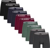 Mario Russo - Sous-vêtements d'homme 10-Pack Basic - boxers Multi - Taille L