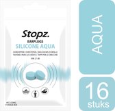 Stopz. Silicone Aqua zwem oordoppen - 16 stuks | Ideaal voor Zwemmen, Watersport, Douchen & Slapen | Past in alle oren | Herbruikbaar
