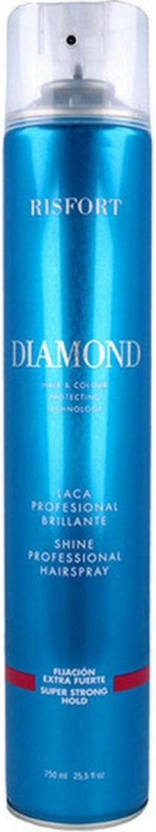 Extra Vasthoudende Haarspray Diamond Risfort Diamond Laca/Spray (750 ml)