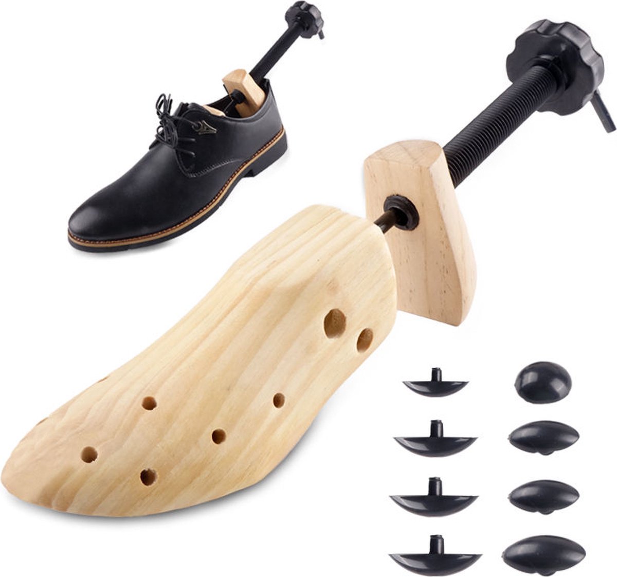 Nolad® Schoenspanner - Maat 42-46 - 2 stuks - Schoen oprekker heren / dames - Schoenvormer - Unisex