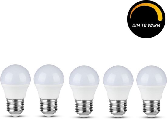 Proventa® Dimbare LED lamp - Dimbaar naar extra warm wit