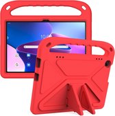 ShockProof Kids Case - Geschikt voor Lenovo Tab M10 Gen 3 Hoesje - Rood