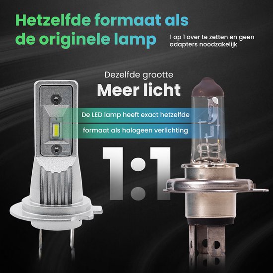 Lampes LED XEOD H7 Perfect Fit avec homologation E - Lampe d