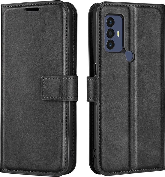 JNERBUYI TCL 50 SE/TCL 40 NxtPaper 4G leren Hoesje, Schokbestendige