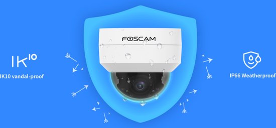 Foscam D4Z Beveiligingscamera - Buitencamera- 4MP- Dual-band- Wifi - Pan Tilt Zoom - Wit van Foscam — afbeelding 2