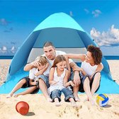 Bol.com Strandtent pop-up Xndryan draagbare strandtent zonwering voor 2-3 personen UV-bescherming strandtent voor familie strand... aanbieding